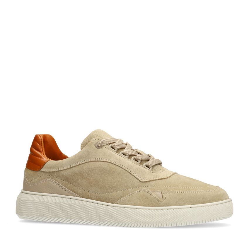 Beige suède sneakers
