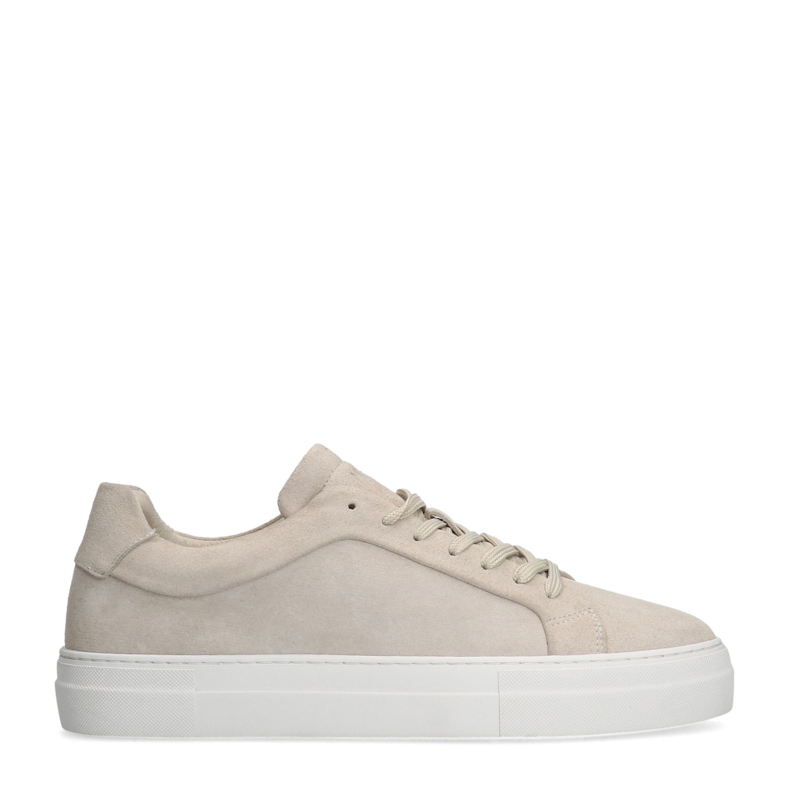 Beige suède sneakers
