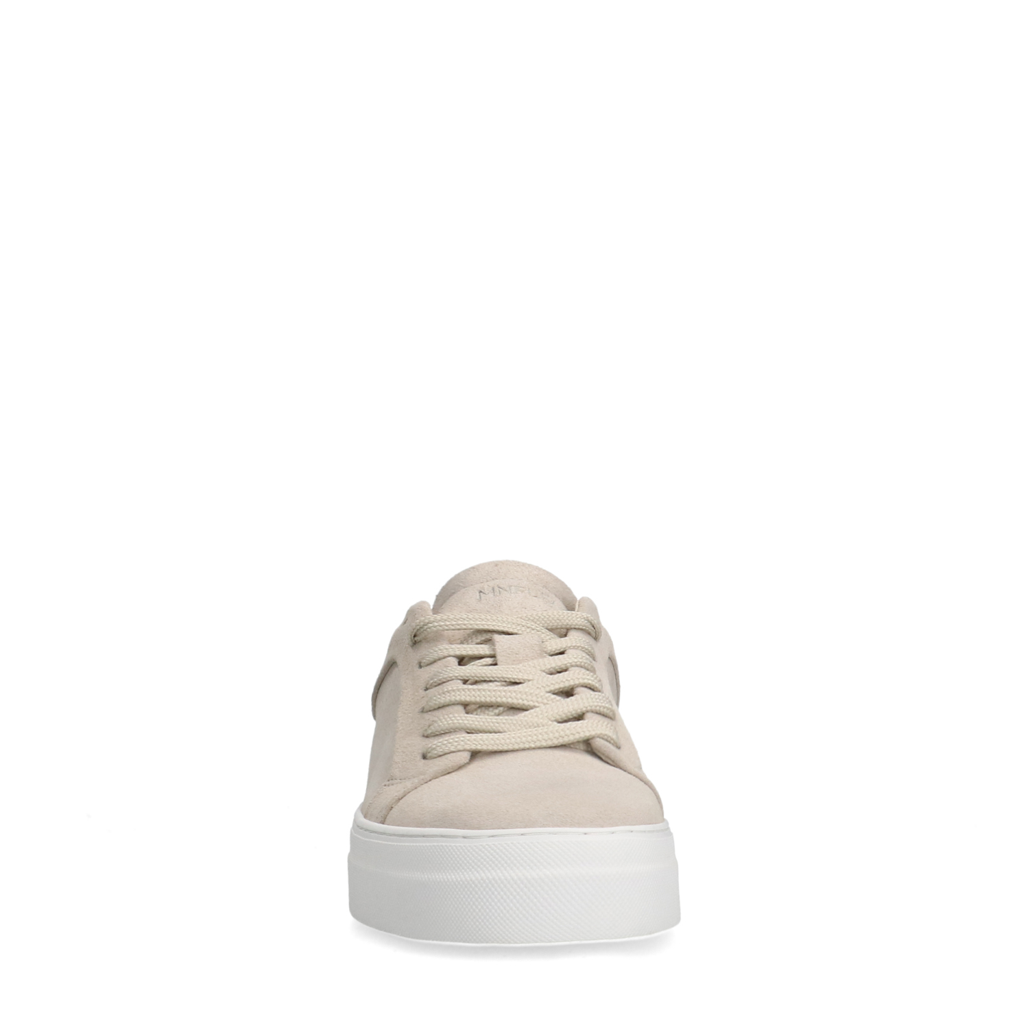 Beigefarbene Veloursleder-Sneaker | Basic Essentials | Manfield 