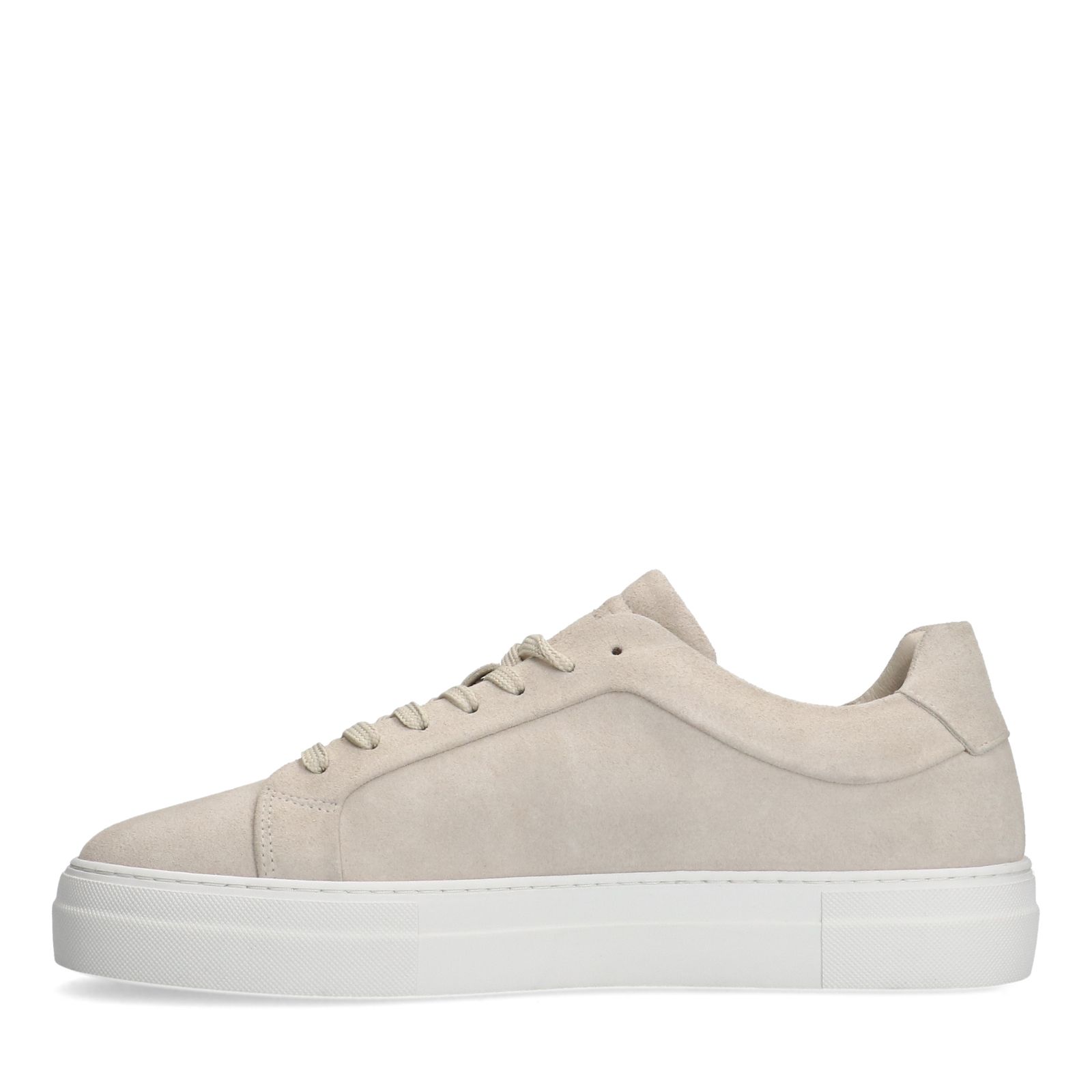 Beige suède sneakers