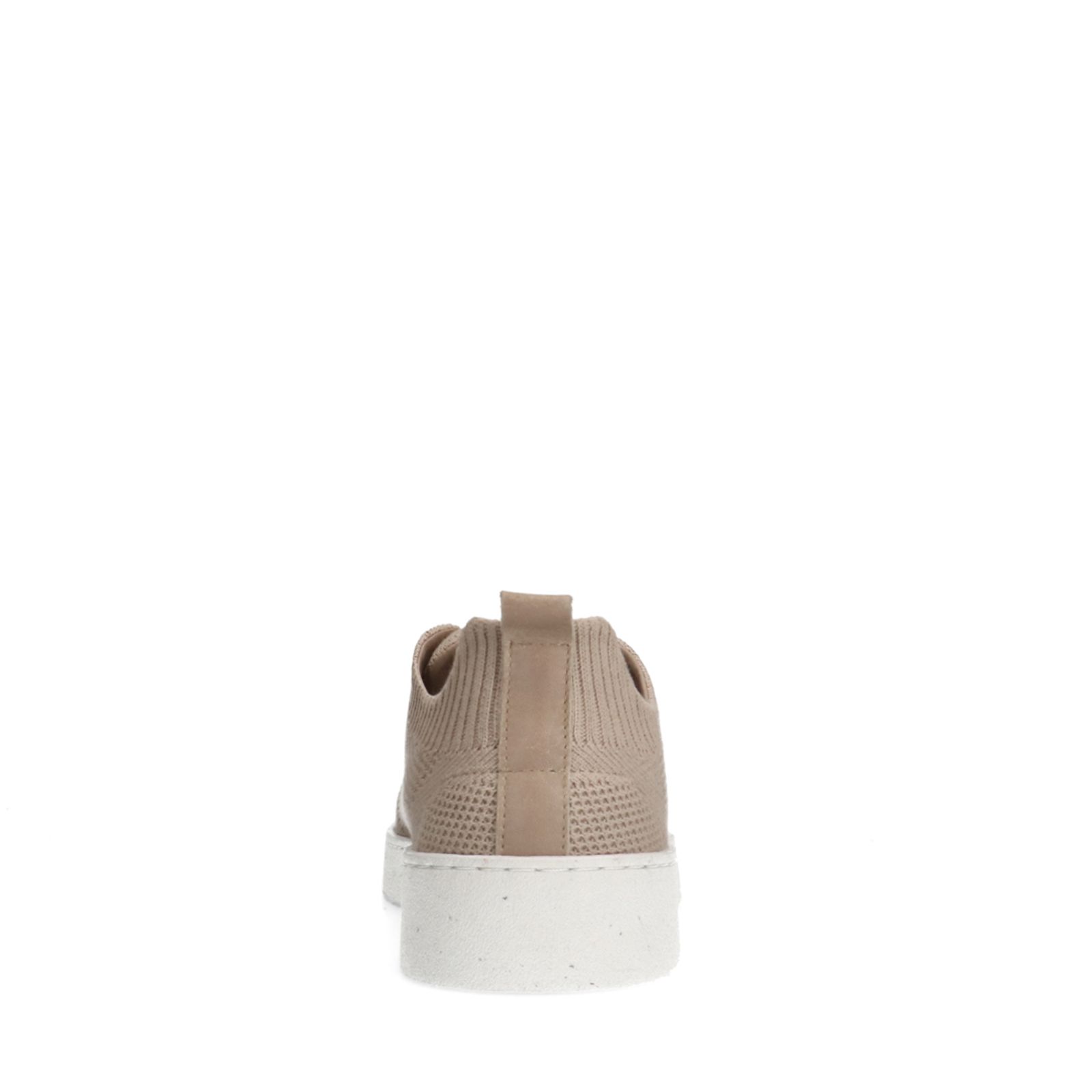 Beigefarbene Sneaker aus Knit Fabric