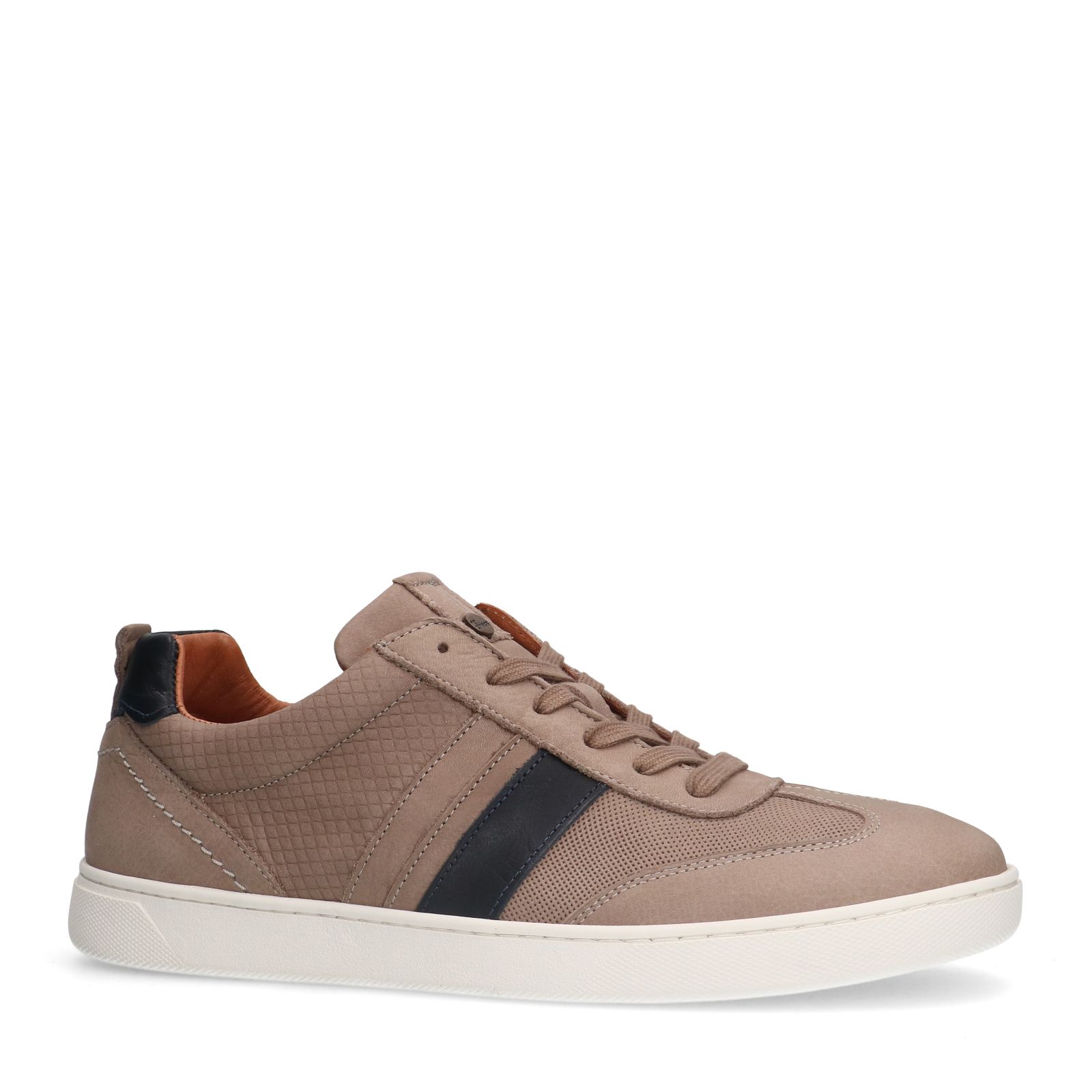 Beige nubuck sneakers