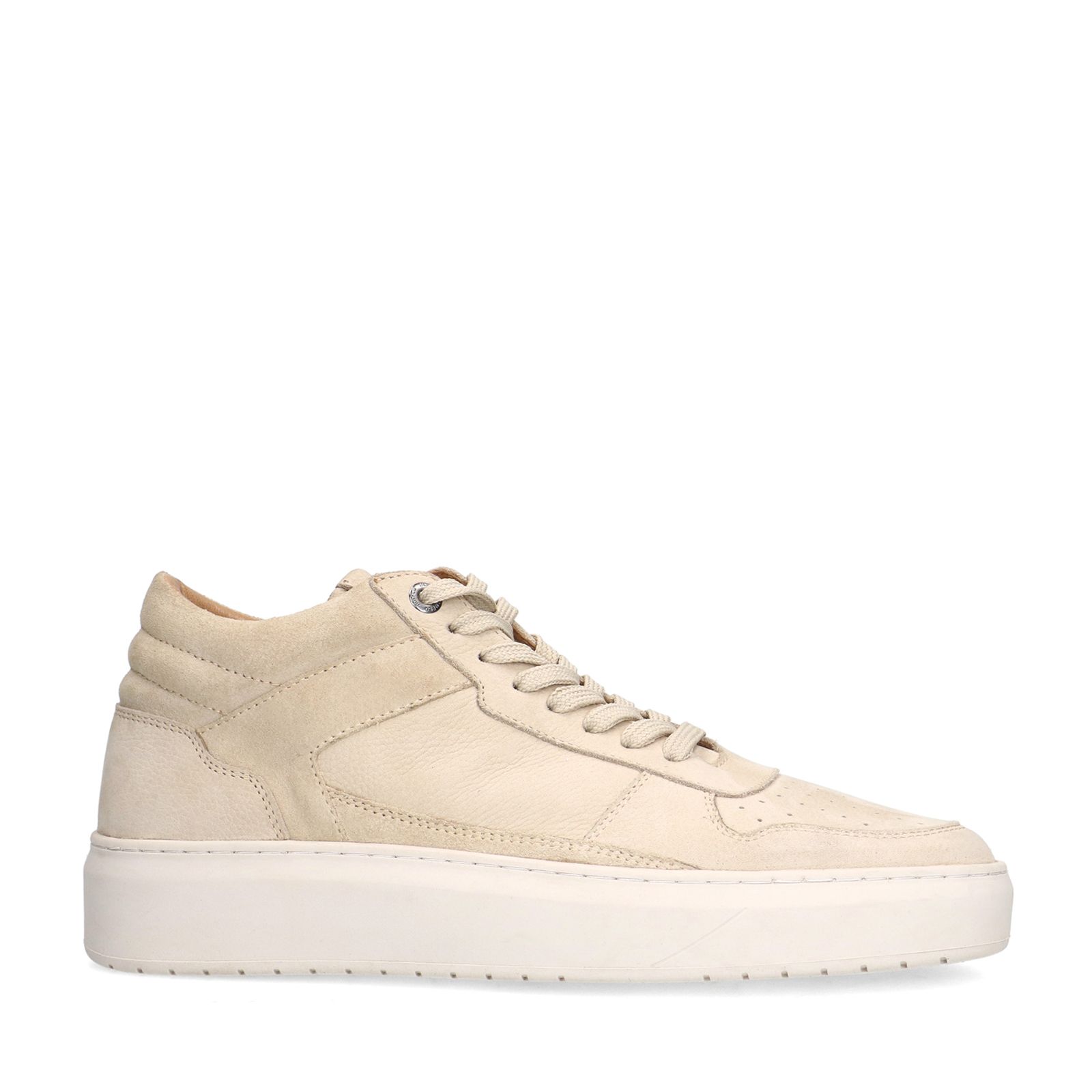 Beige nubuck sneakers