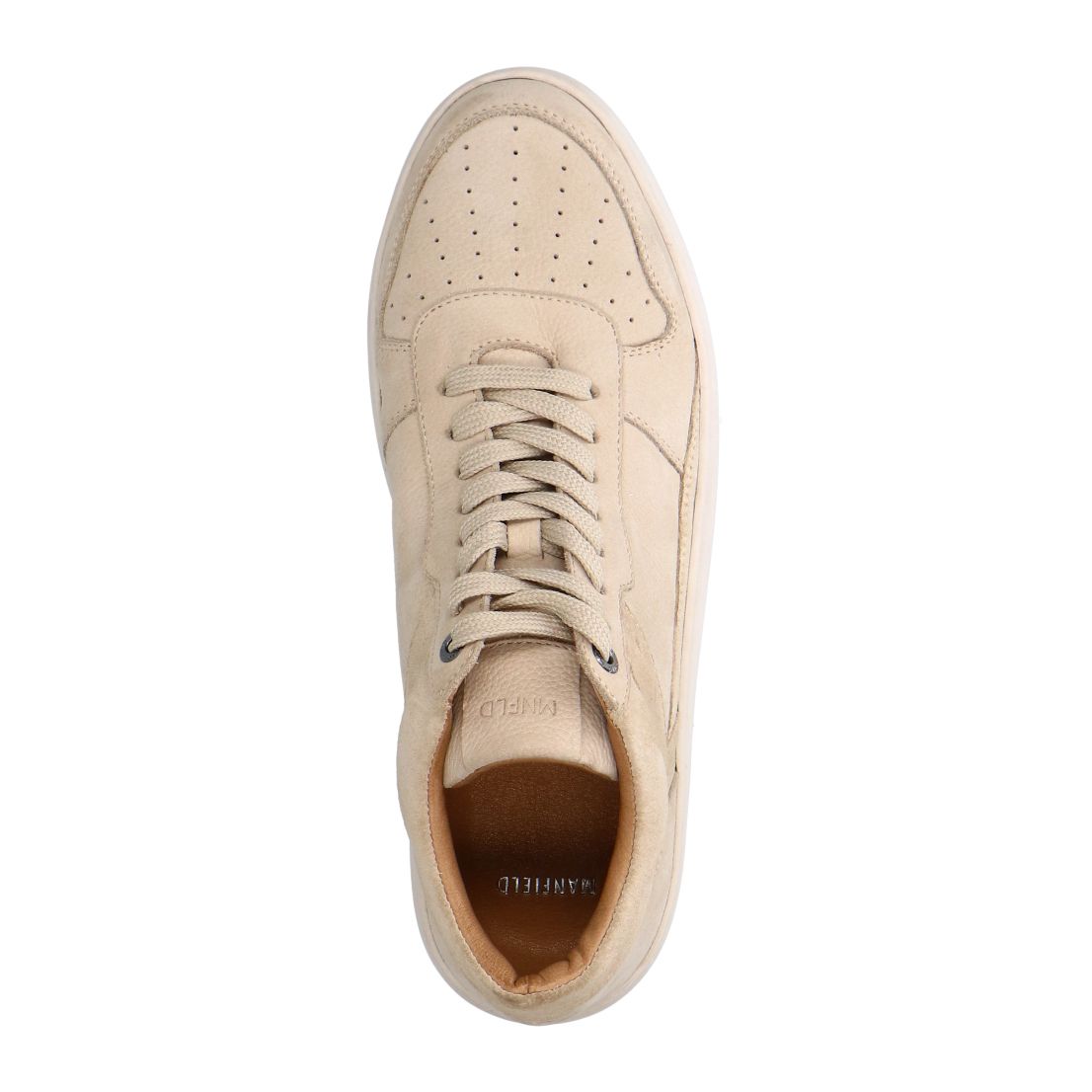 Beige nubuck sneakers