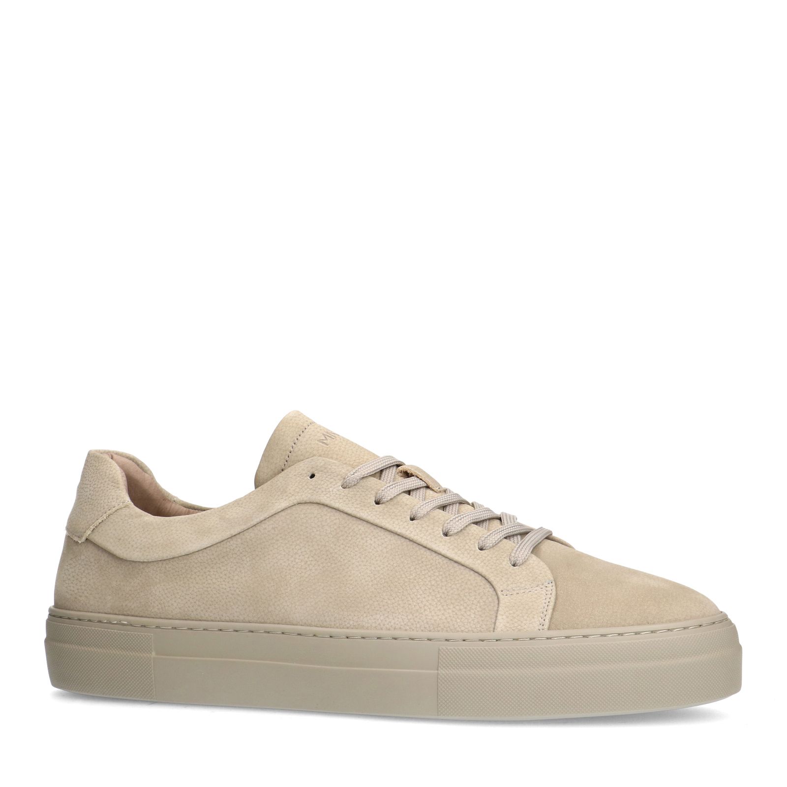 Beige nubuck sneakers