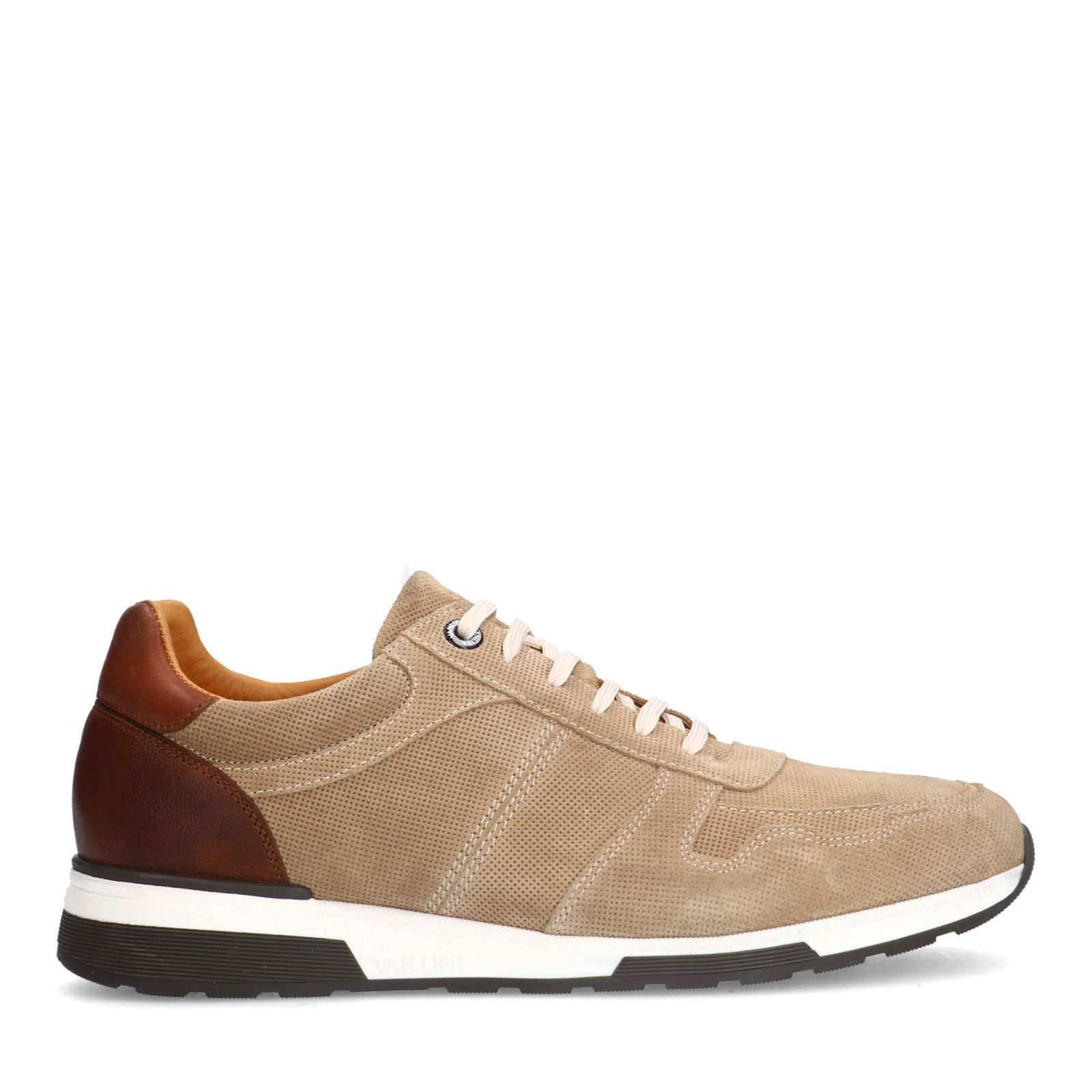 Beige Positano suède sneakers