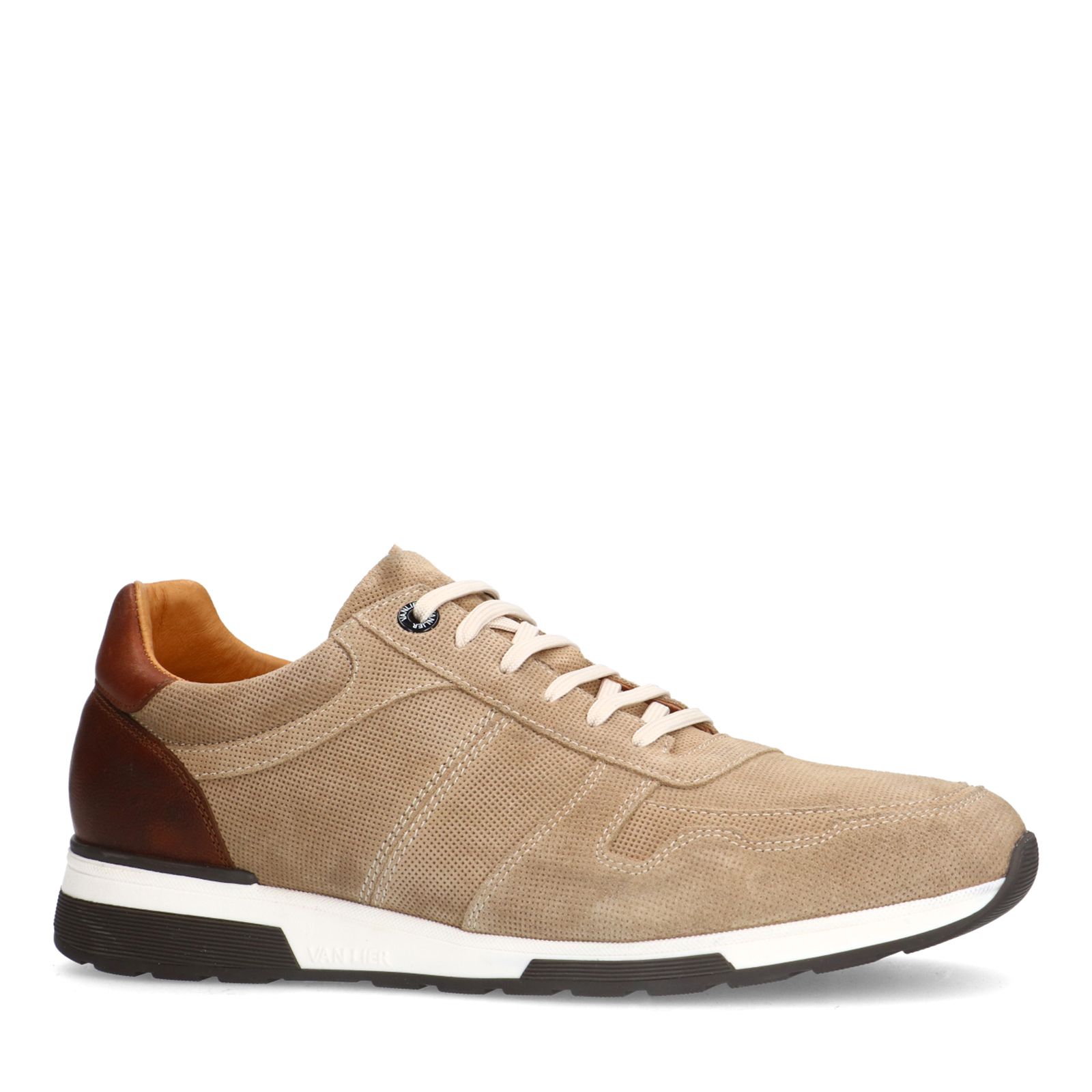 Beige Positano suède sneakers