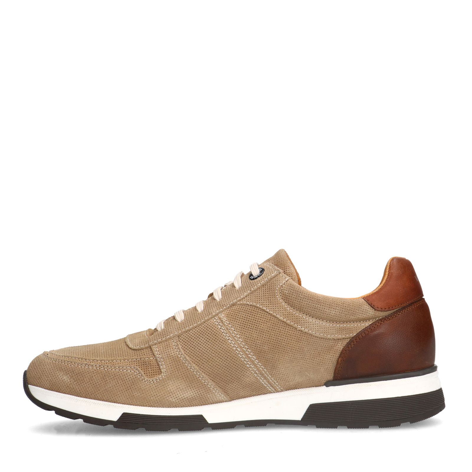 Beige Positano suède sneakers