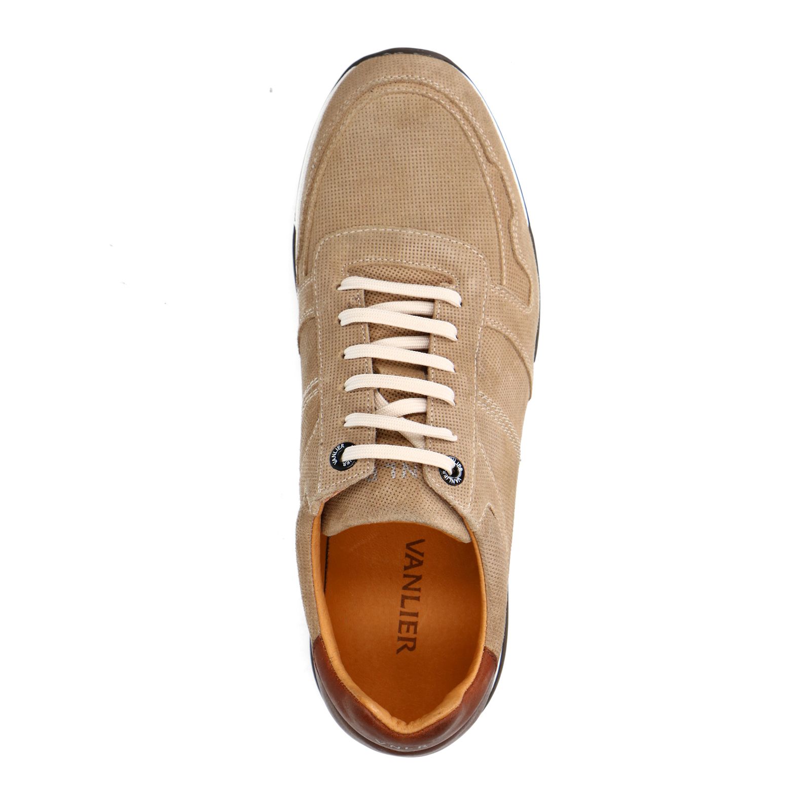 Beige Positano suède sneakers