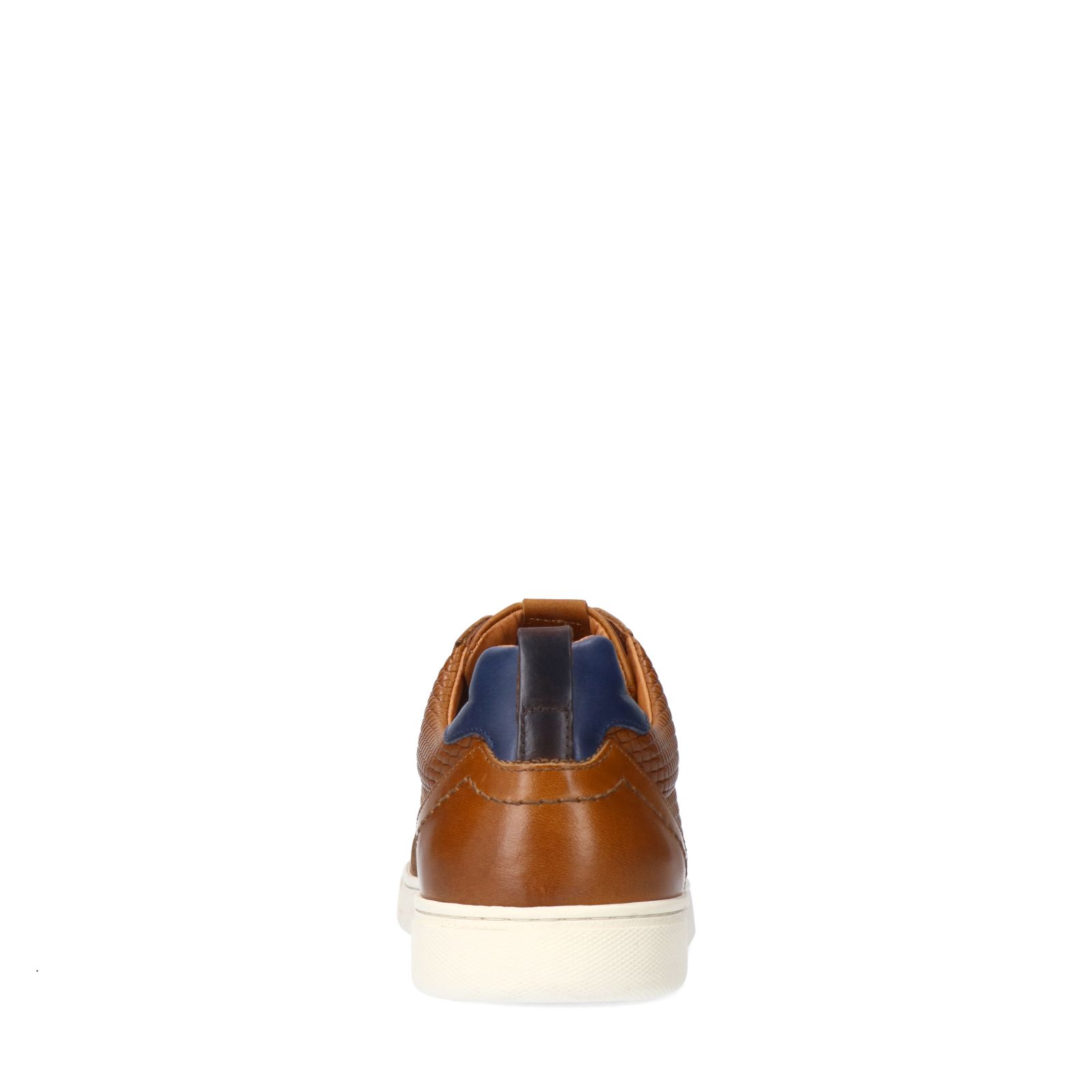 Cognacfarbene Ledersneaker