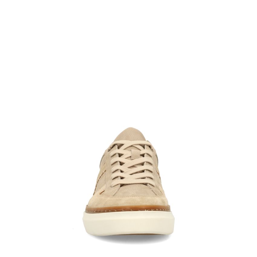 Beige nubuck sneakers
