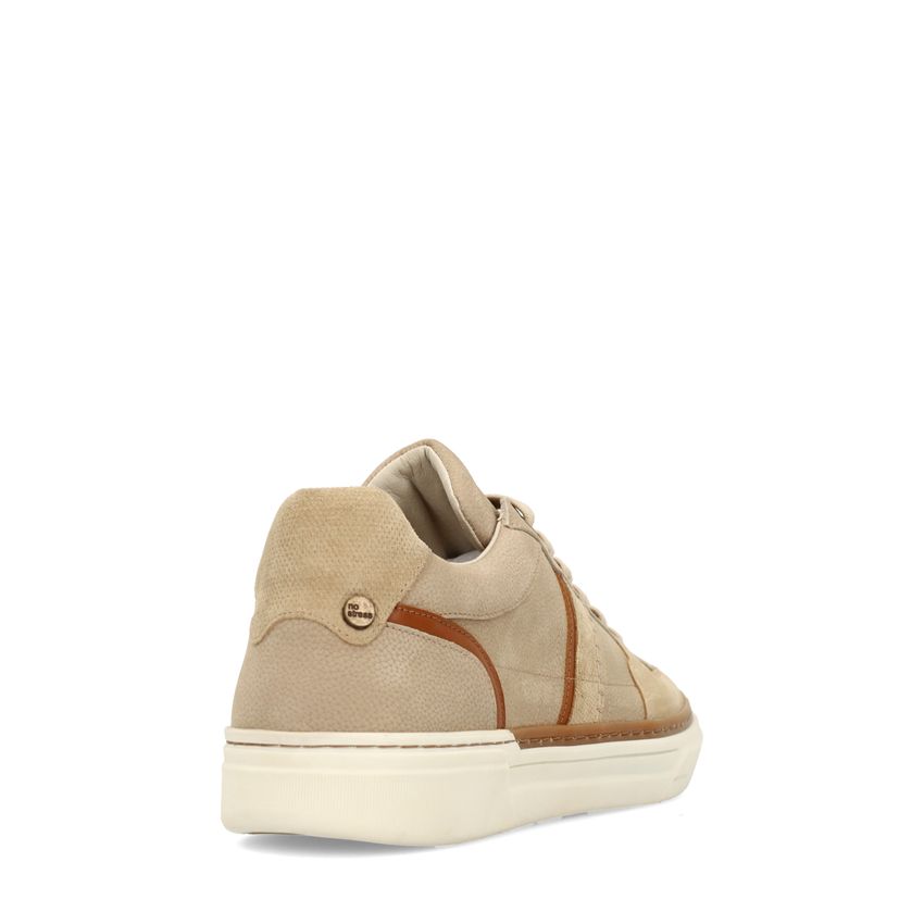 Beige nubuck sneakers