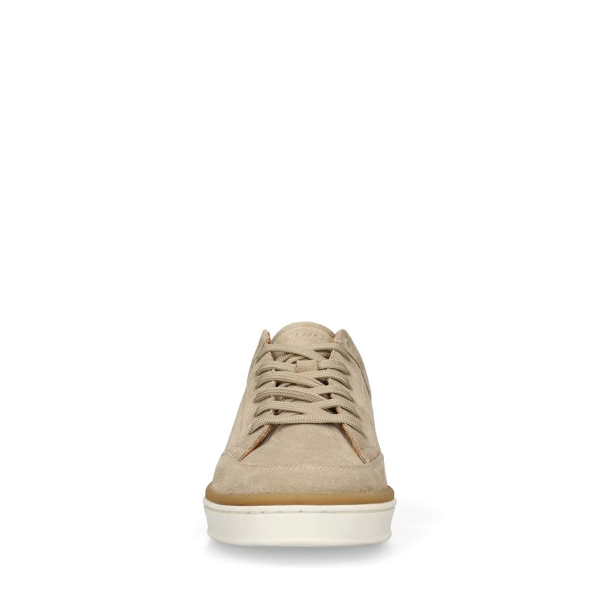 Beige suède sneakers