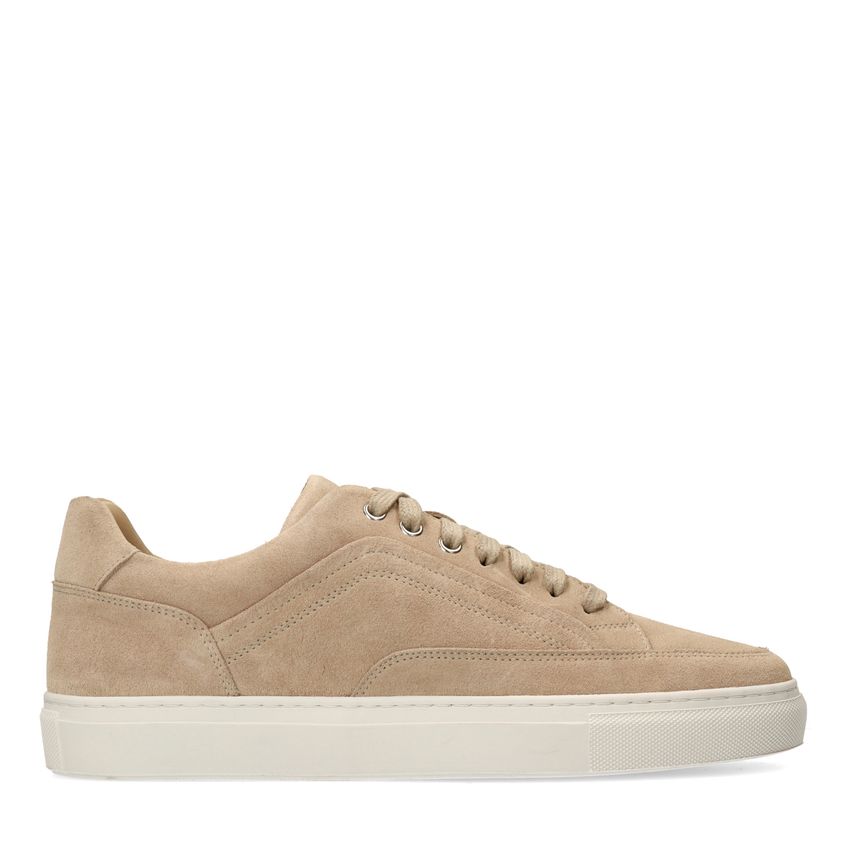 Beige suède sneakers