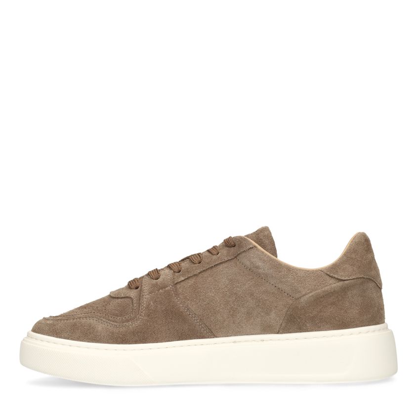 Taupe suède sneakers