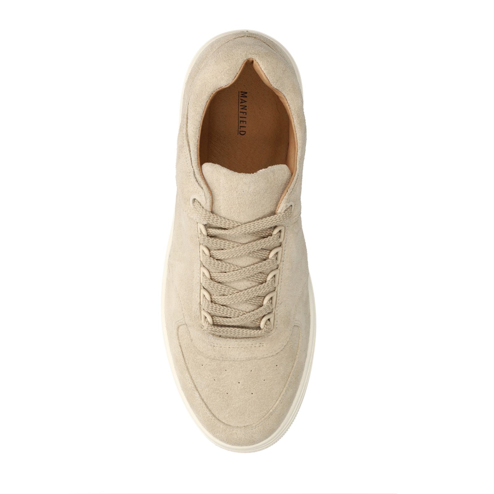 Beige suède sneakers