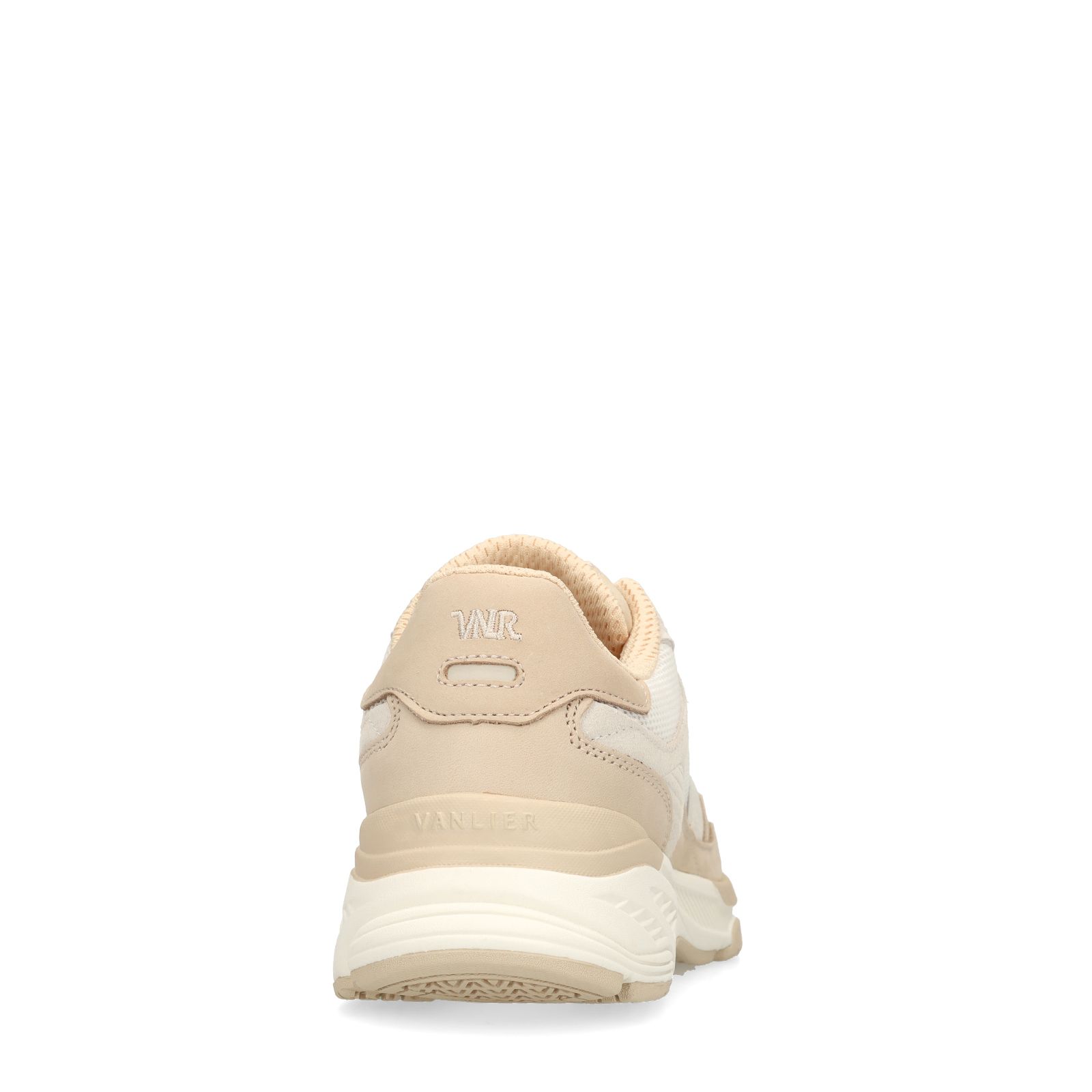 Beigefarbene Nubuk-Sneaker