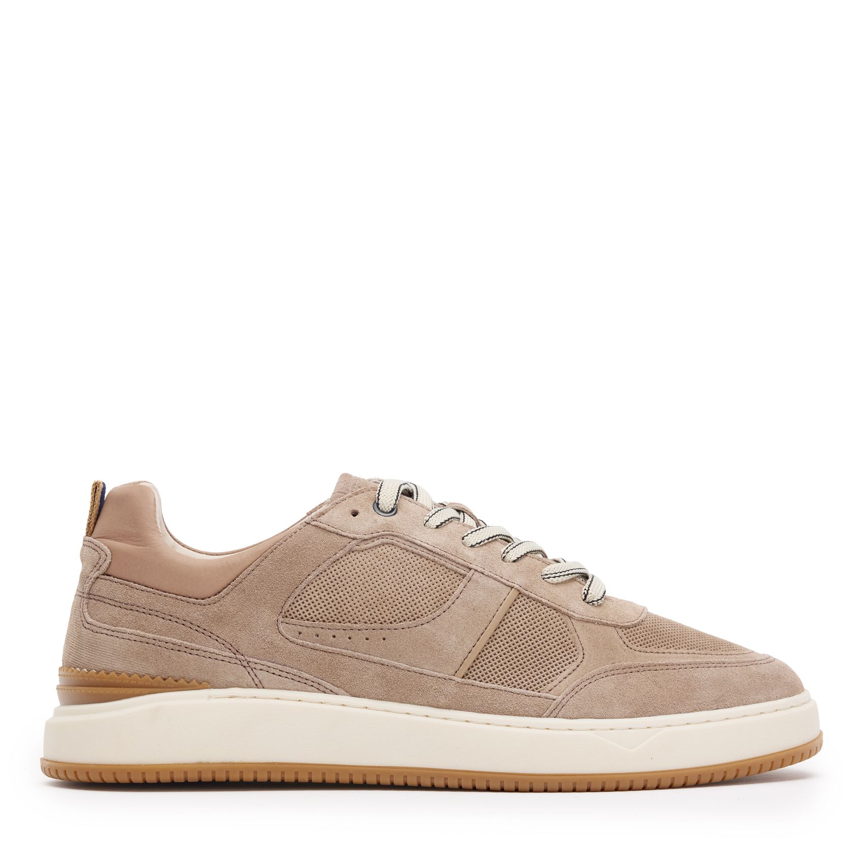 Beige suède sneakers