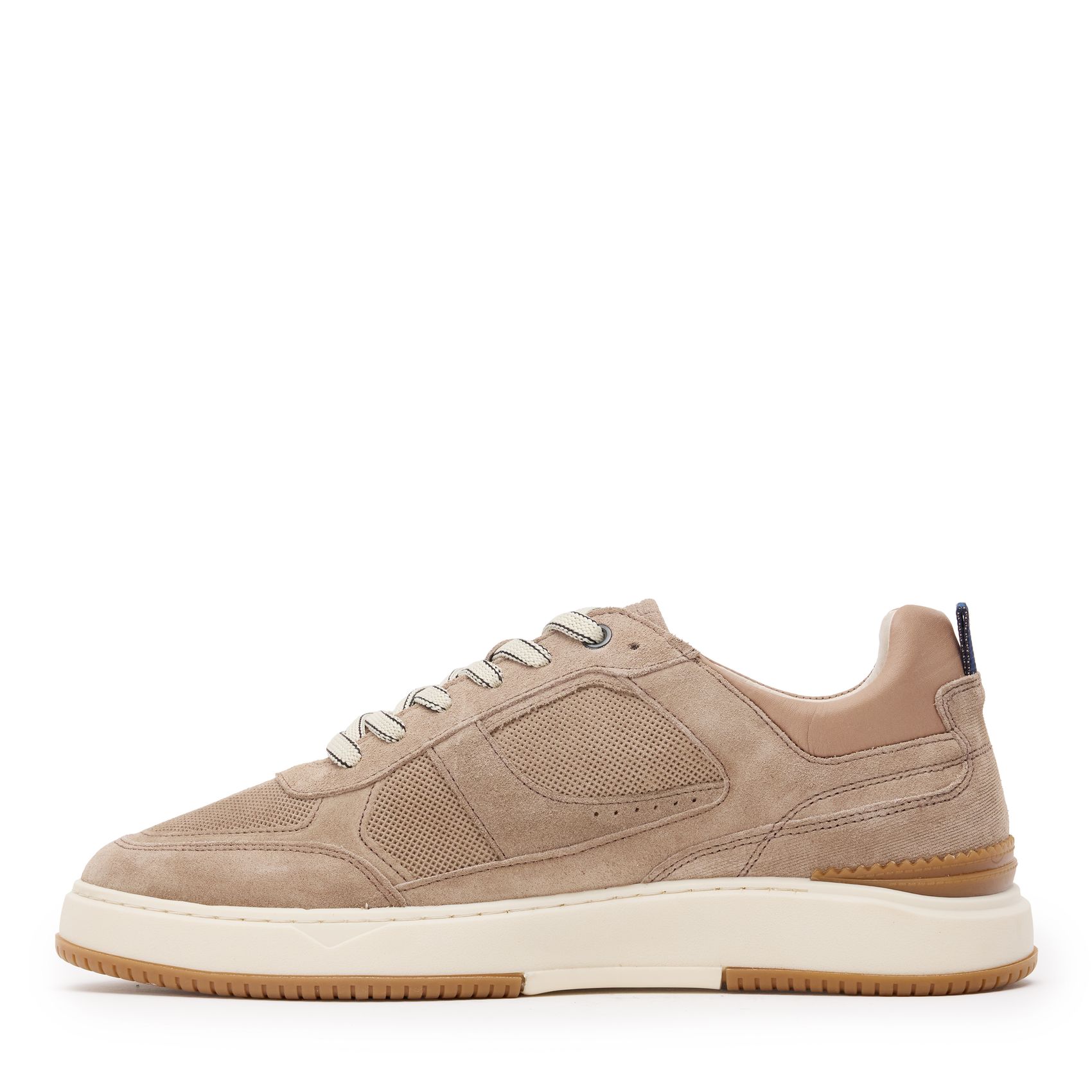 Beige suède sneakers
