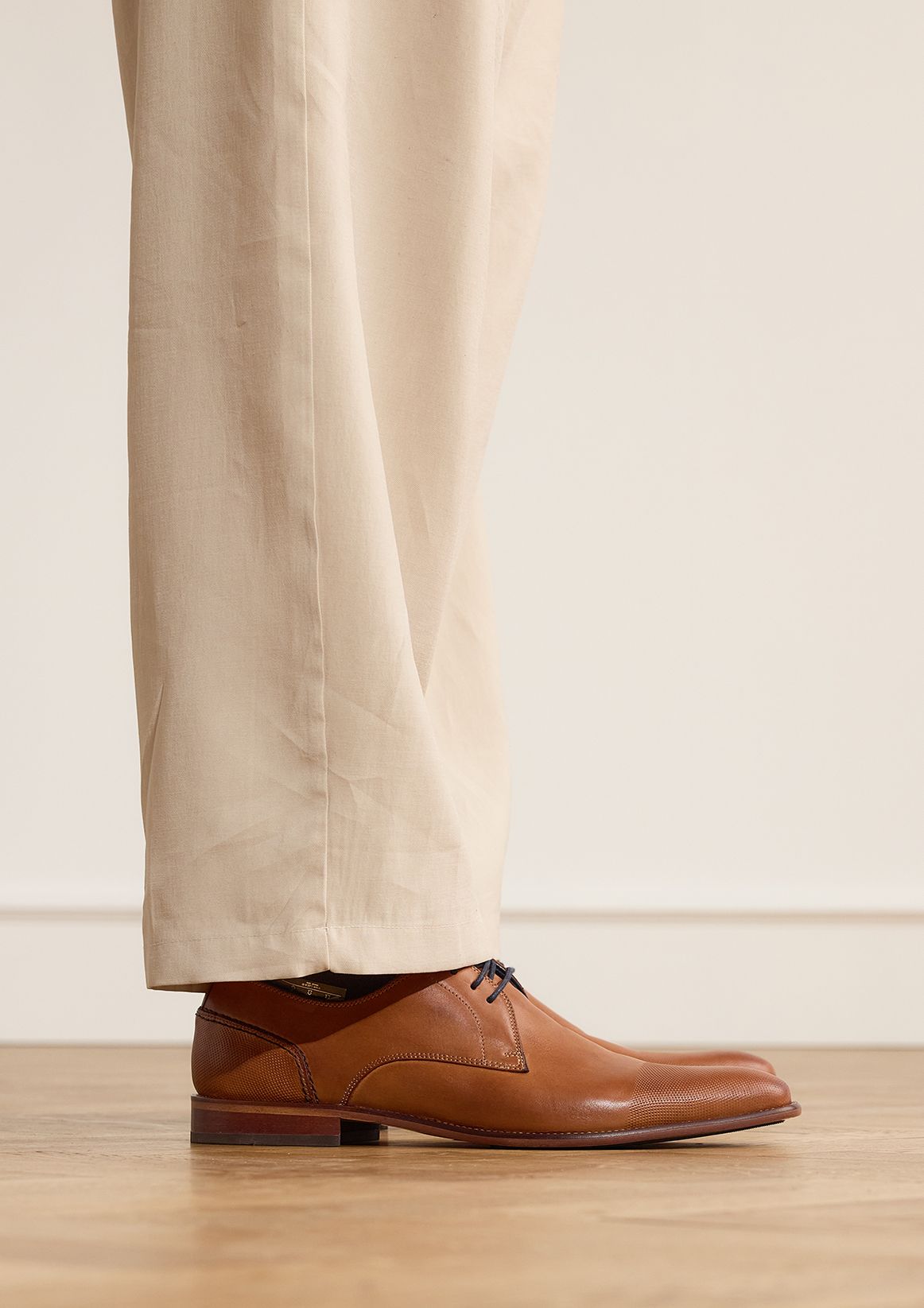 Cognac veterschoenen
