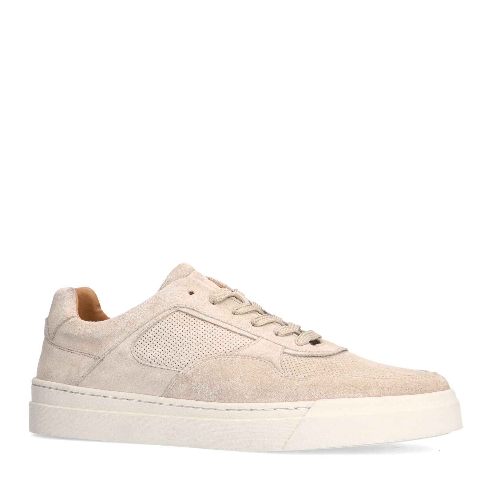Beige suède sneakers