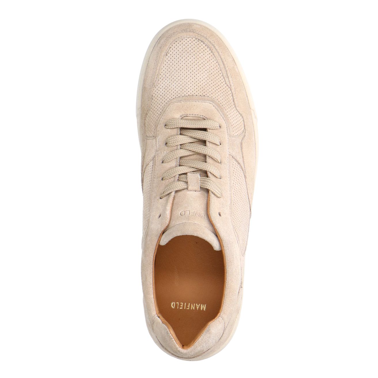 Beige suède sneakers