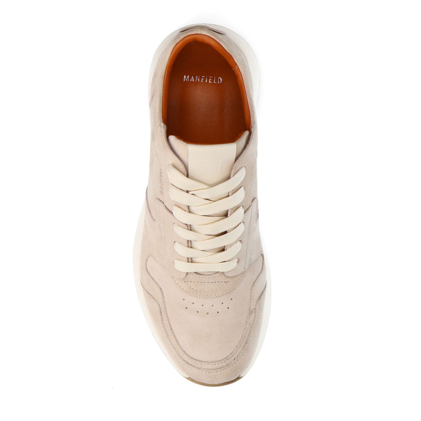 Beige suède sneakers