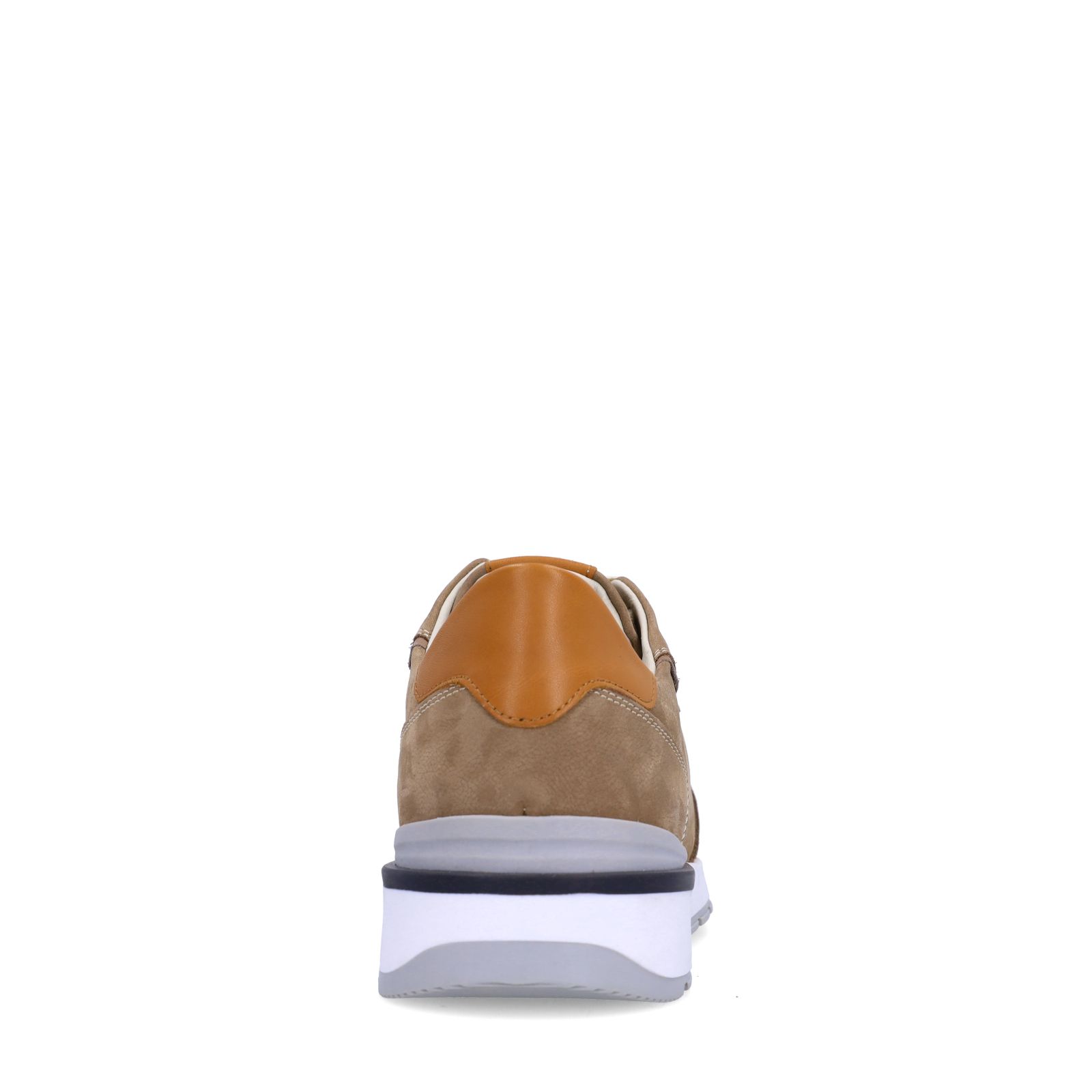 Beigefarbene Nubuk-Sneaker