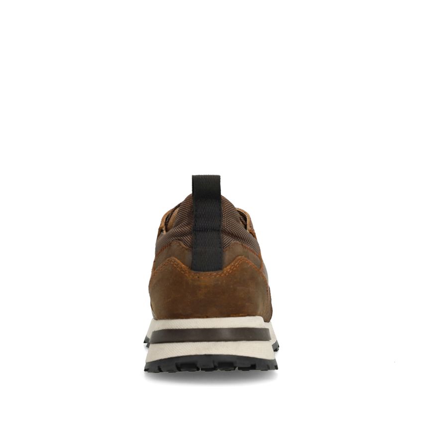 Cognacfarbene Ledersneaker