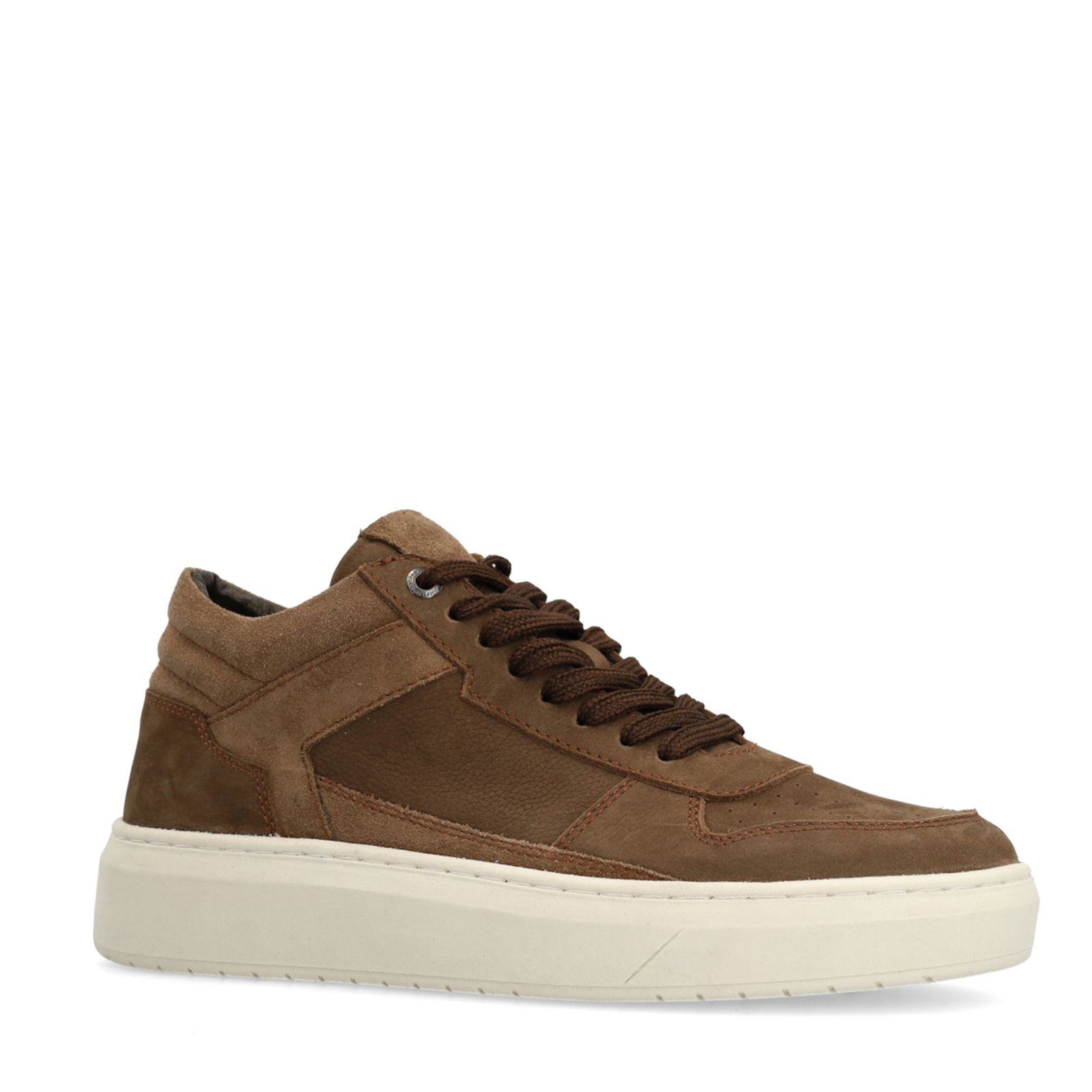 Cognac nubuck sneakers