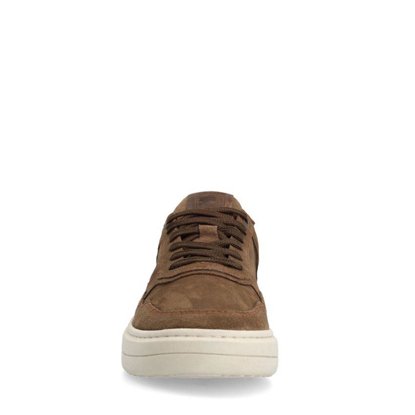 Bruine nubuck sneakers