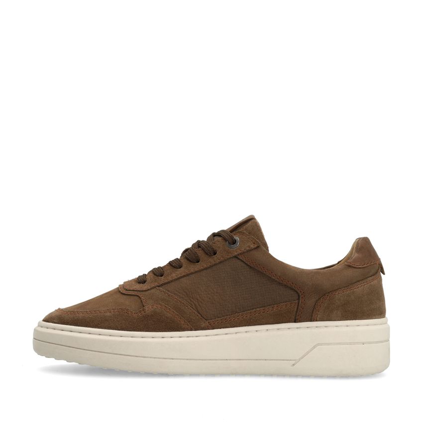 Bruine nubuck sneakers