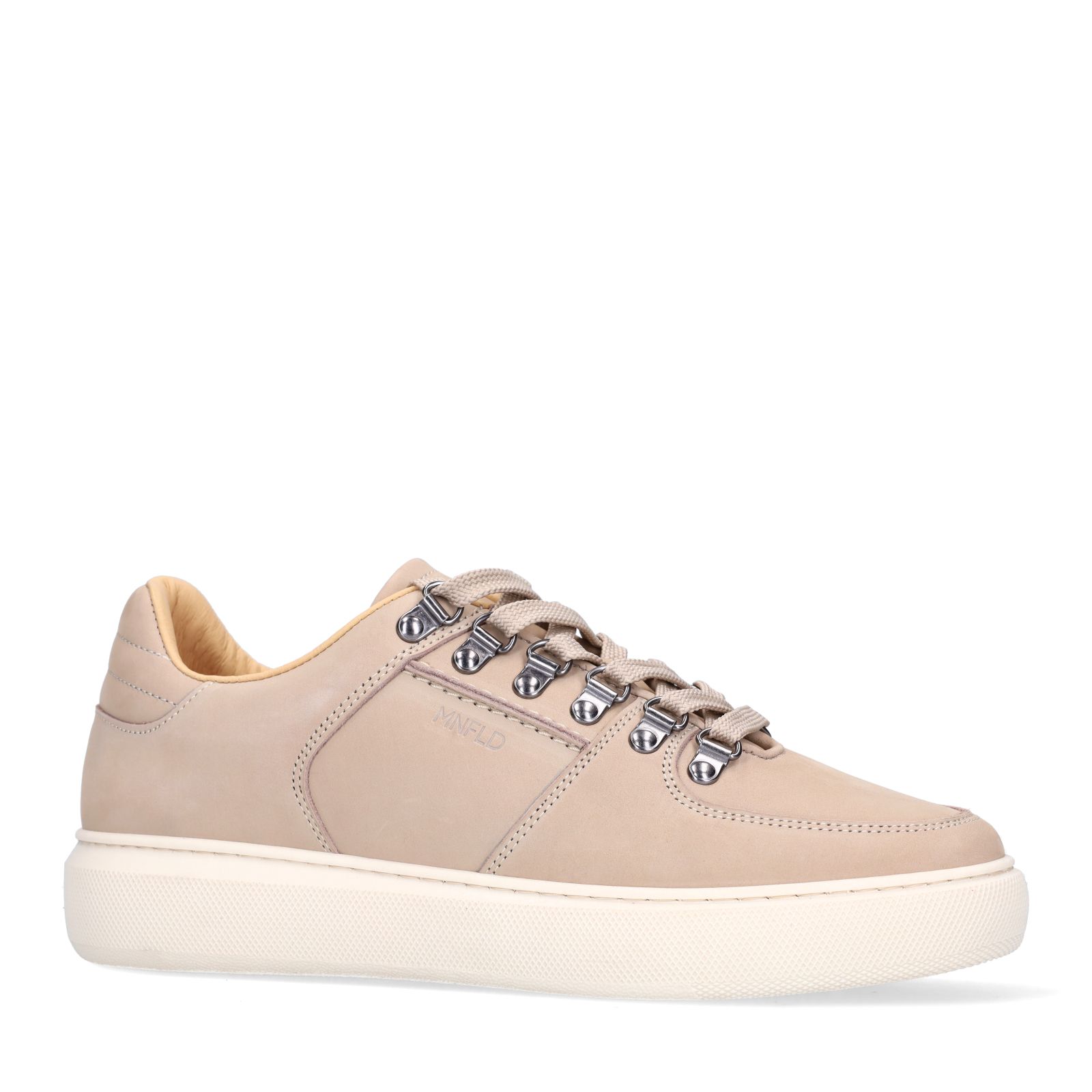 Beige nubuck sneakers