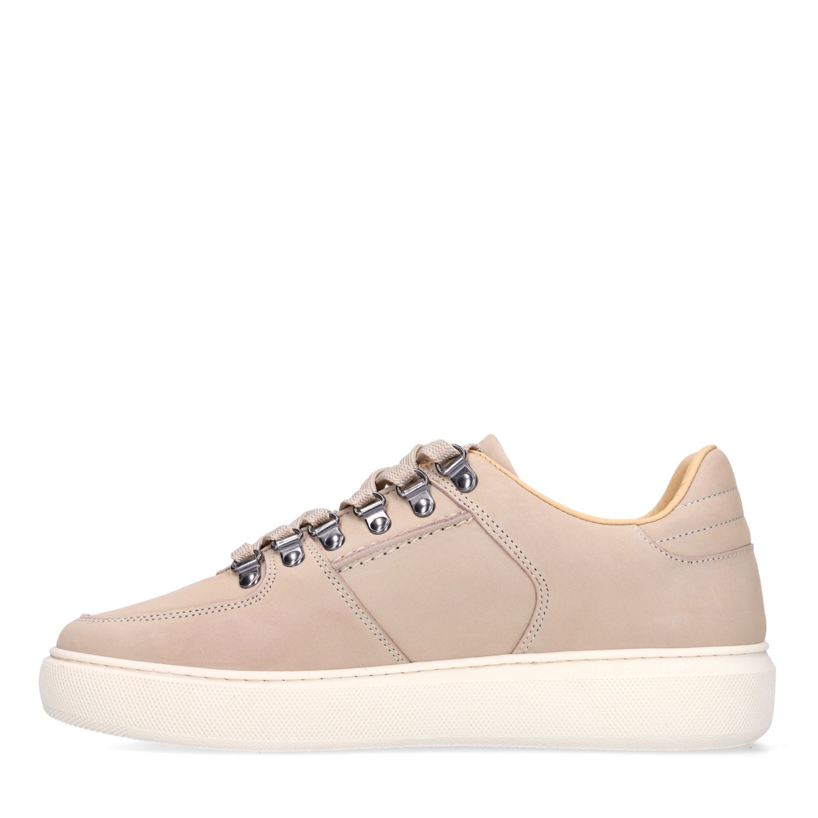 Beige nubuck sneakers