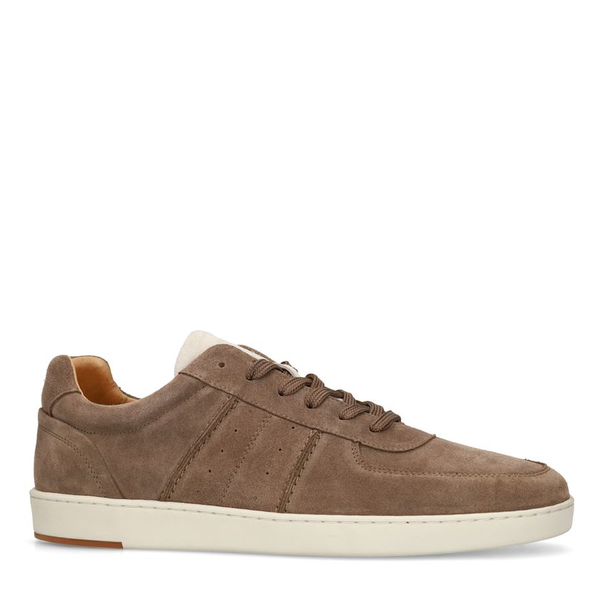 Taupe suède sneakers