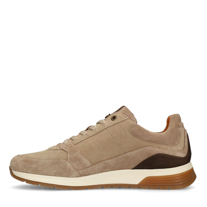 Beige nubuck sneakers