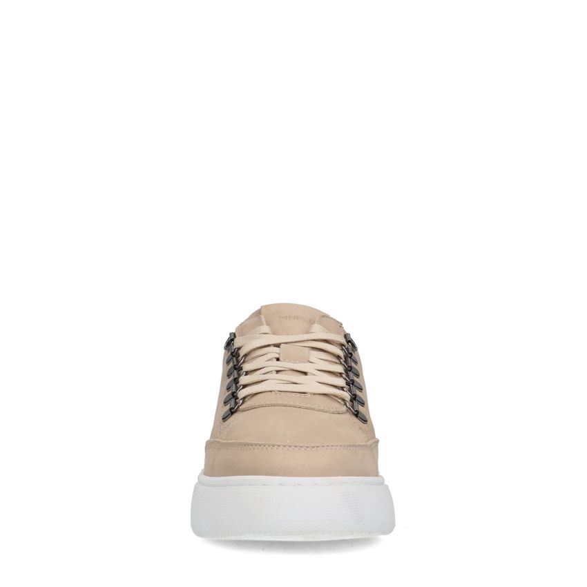 Beige nubuck sneakers