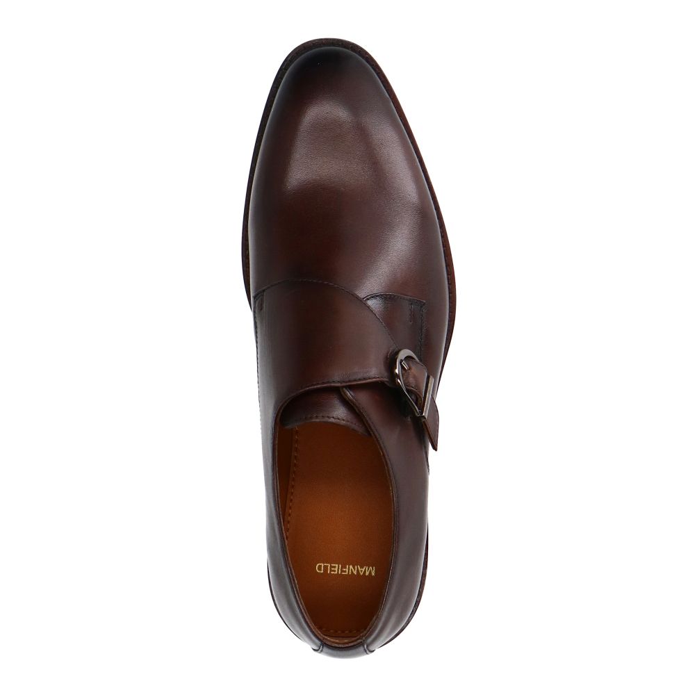 Bruine leren gespschoenen