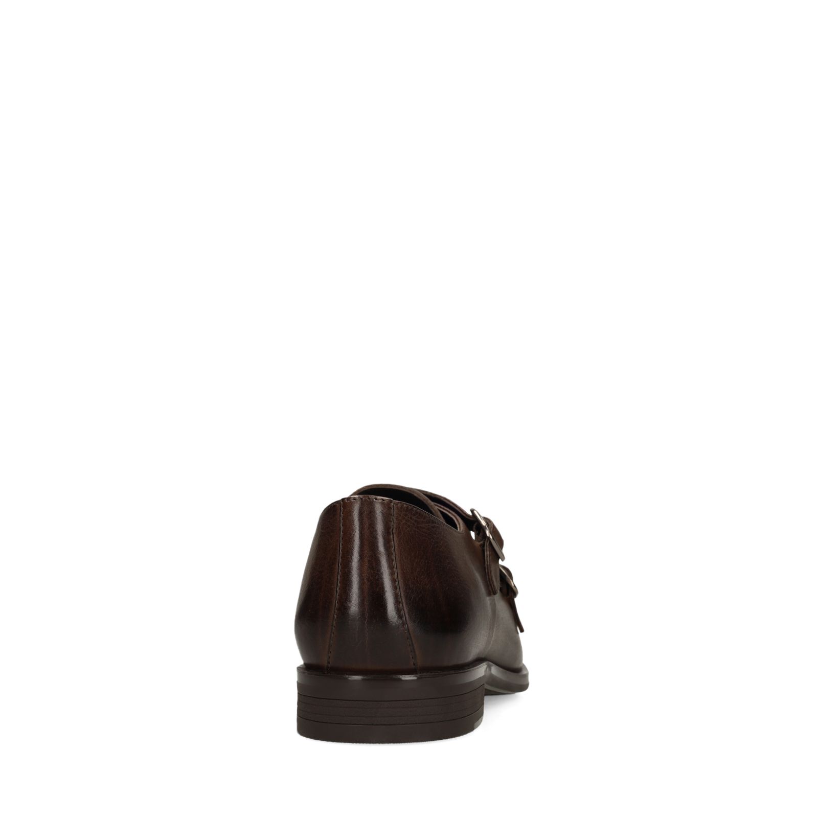 Braune Schnallenschuhe aus Leder