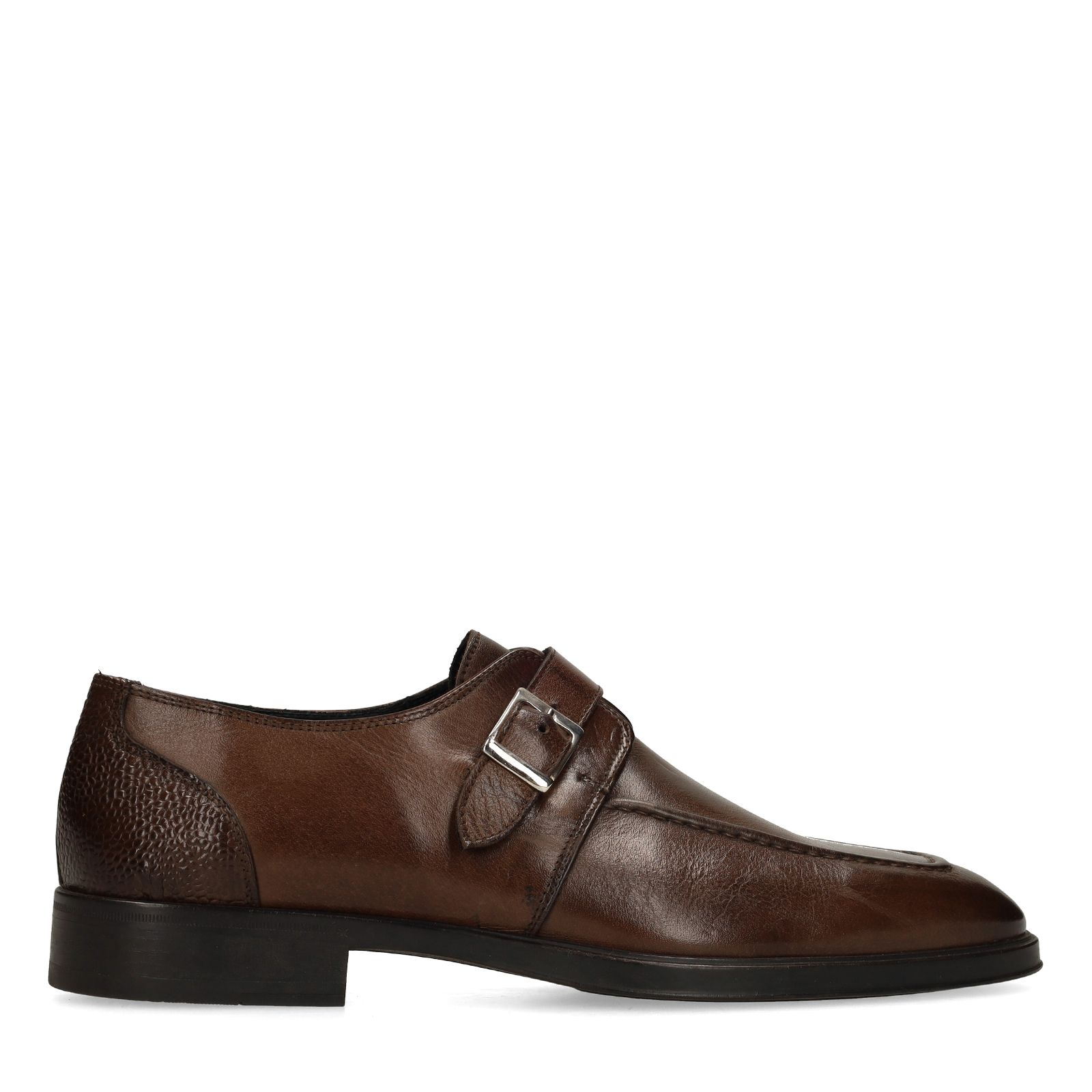 Bruine leren gespschoenen