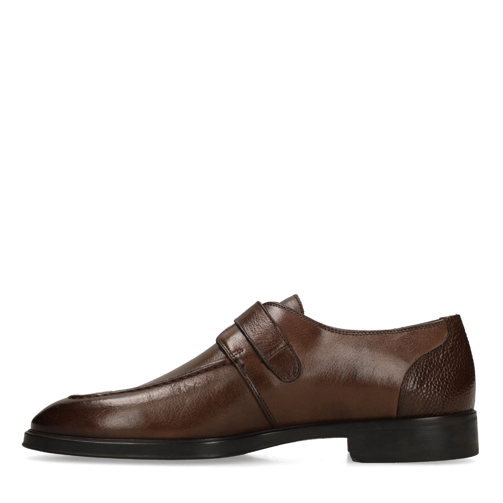 Bruine leren gespschoenen