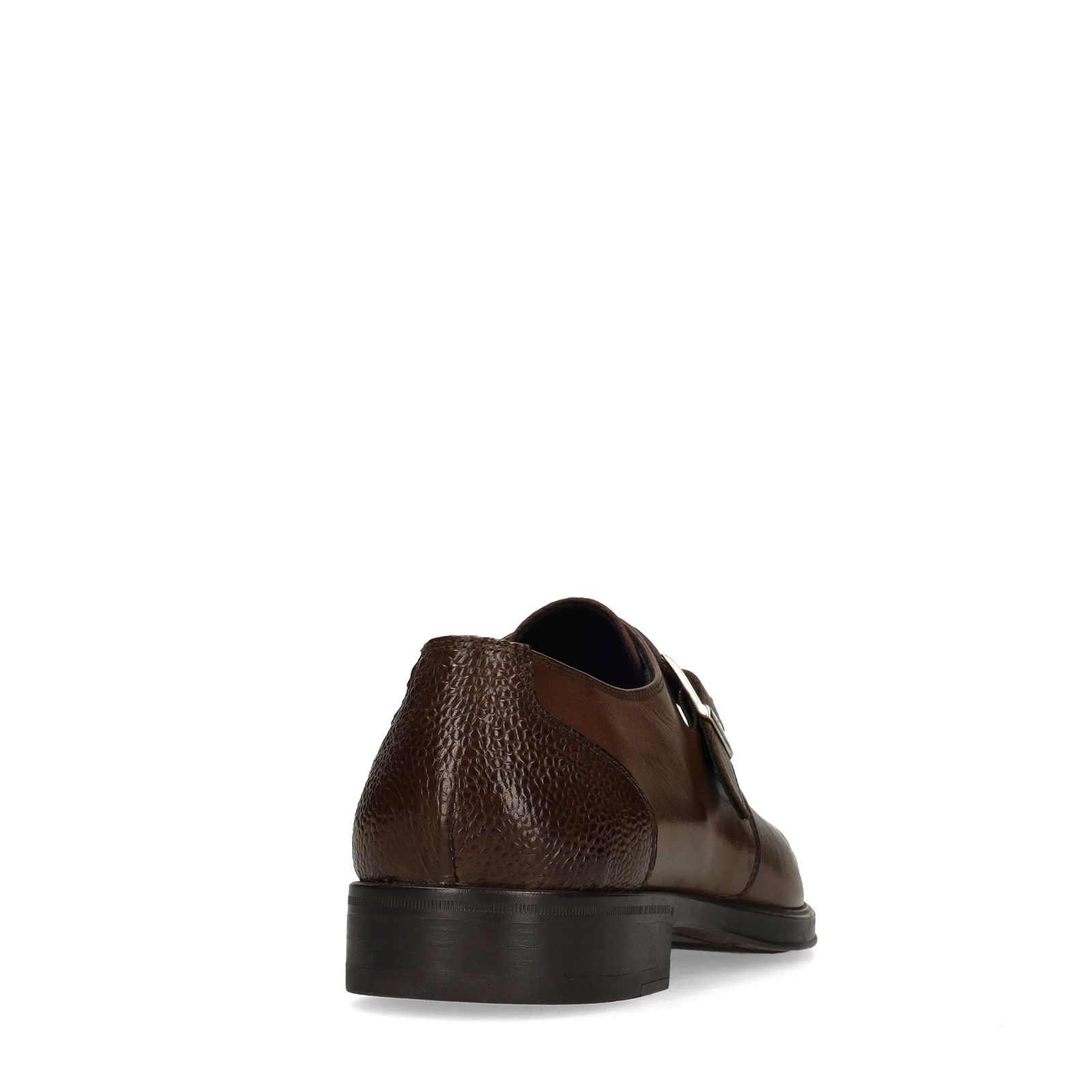 Bruine leren gespschoenen