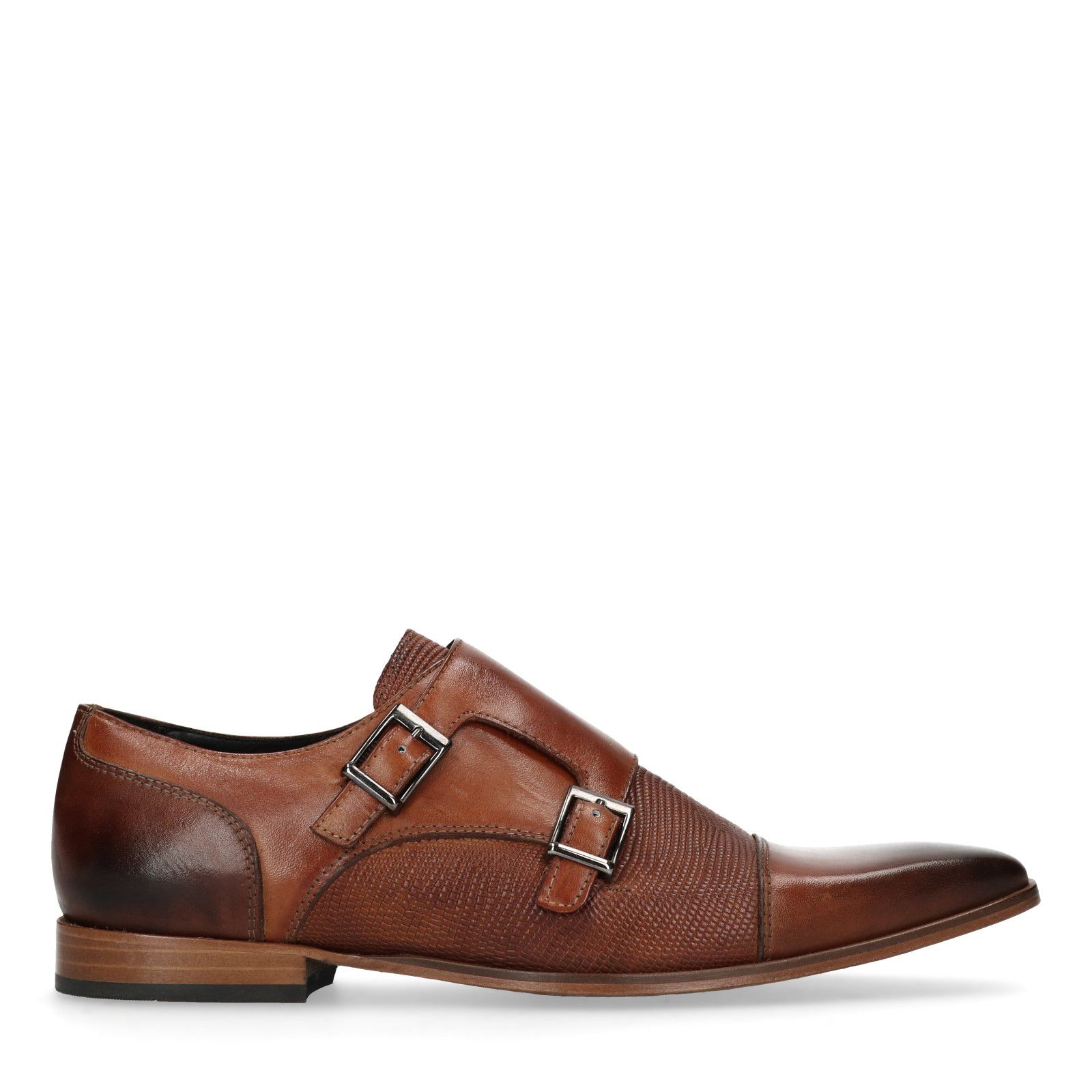 Bruine leren gespschoenen
