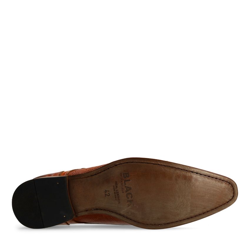 Bruine leren gespschoenen