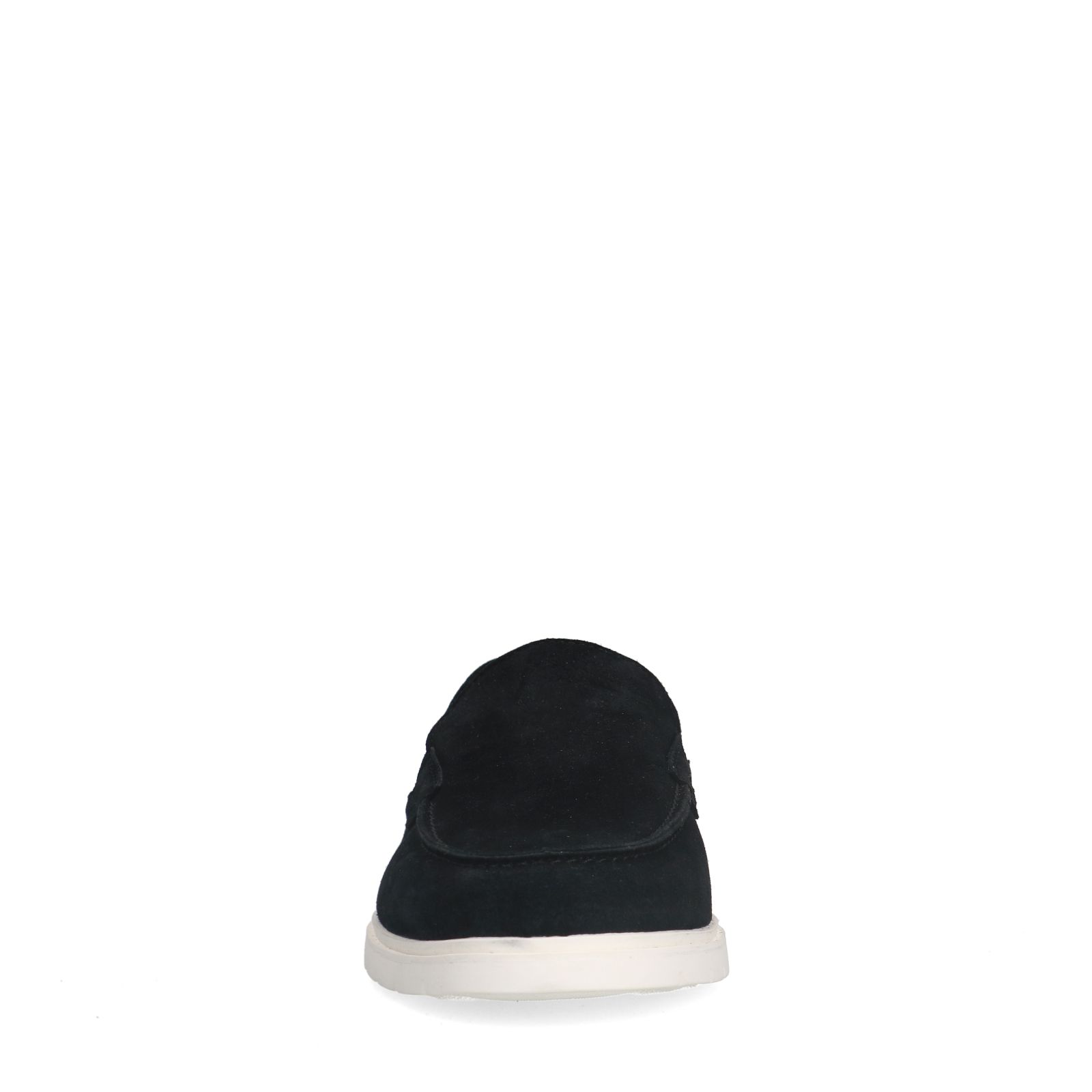 Zwarte suède loafers