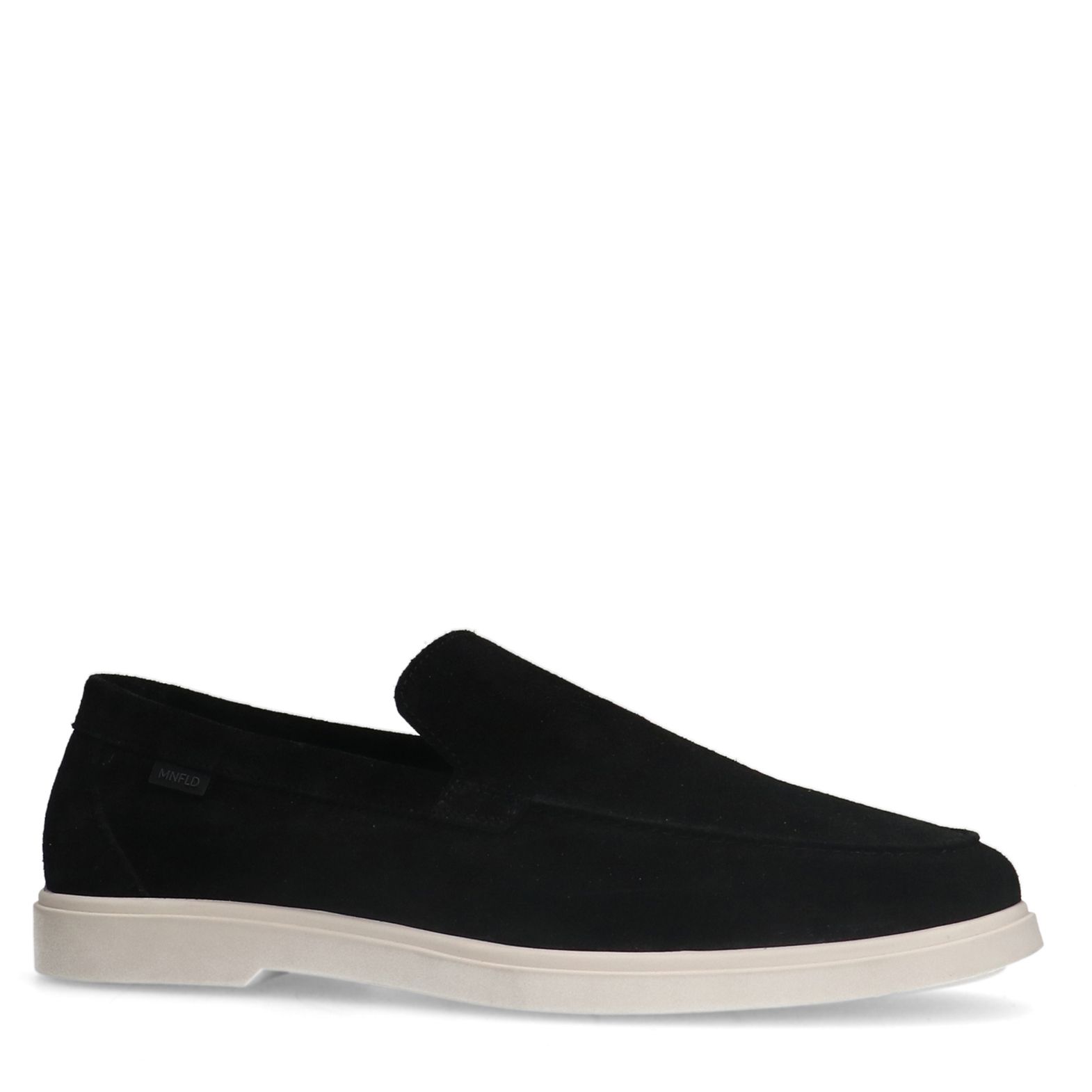 Zwarte suède loafers