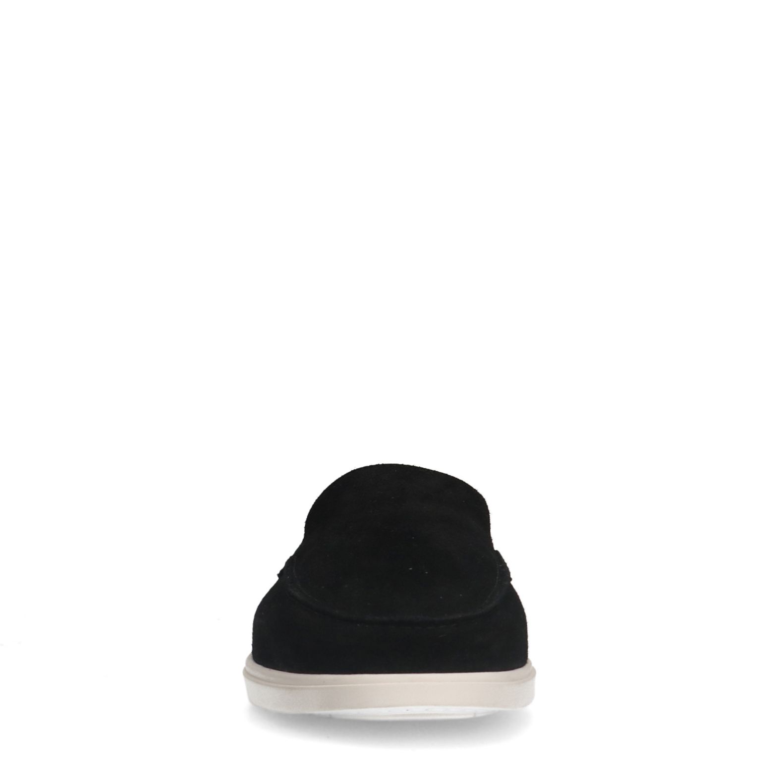 Zwarte suède loafers