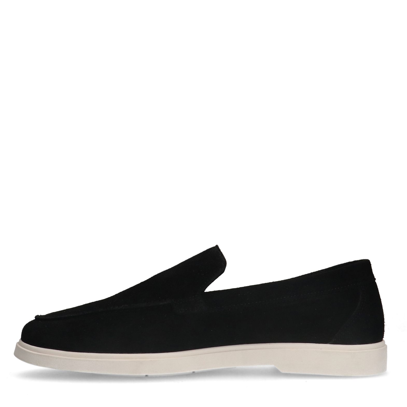 Zwarte suède loafers