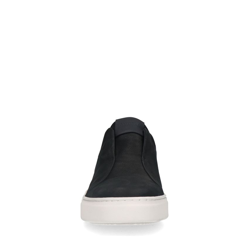Schwarze Leder-Loafer
