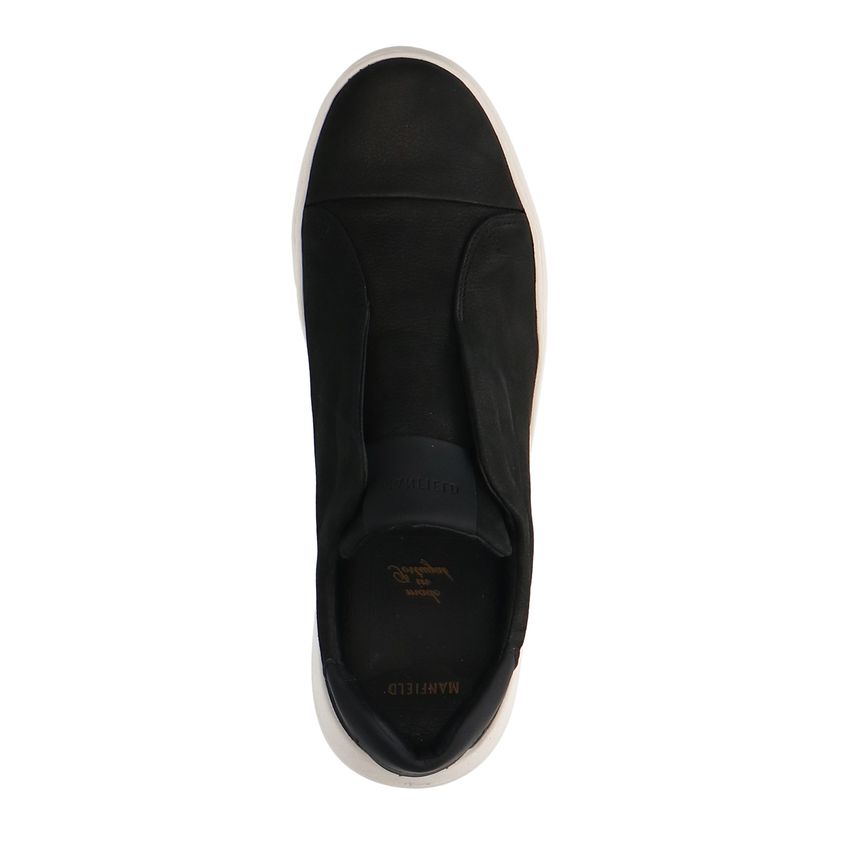 Zwarte leren loafers